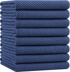 Homaxy 100% Cotton Waffle Weave Kitchen Dish Towels, Ultra Soft Absorbent Quick by Homaxy