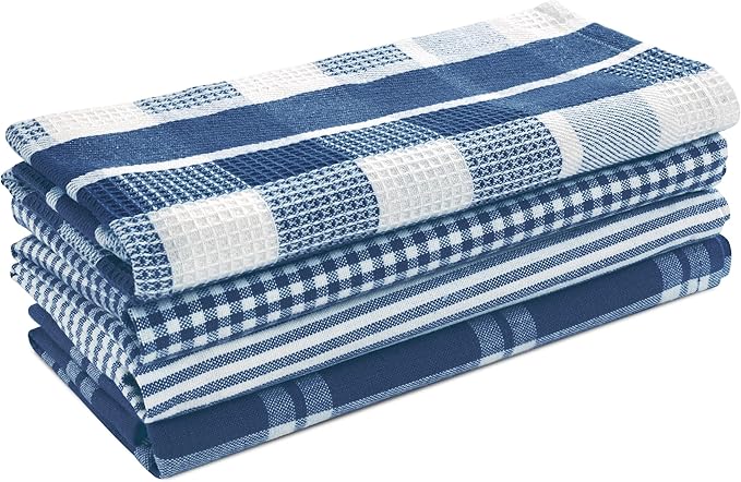 LANE LINEN 100% Cotton Kitchen Dish Cloths, Ultra Soft Absorbent Quick Drying - Image 2