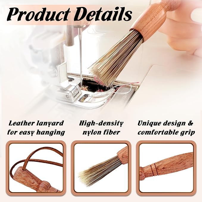 Savina Cleaning Brush for Sewing Machine & Sergers - Image 2