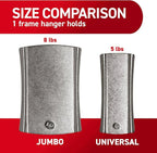 Command 8 lb Jumbo Universal Picture Hanger, 3 Frame Hangers and 8 Command - Image 5