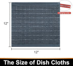 Mordimy 100% Cotton Terry Cloth Dish Cloths, Soft and Absorbent Checkered Dish - Image 7