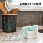 Elevated Lifestyle Ceramic Sponge Holder – Sink Caddy Organizer, Decorative - Image 5