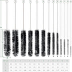 CiaraQ Bottle Cleaning Brushes, 8 Inch Nylon Tube Brush Set, Cleaner - Image 2