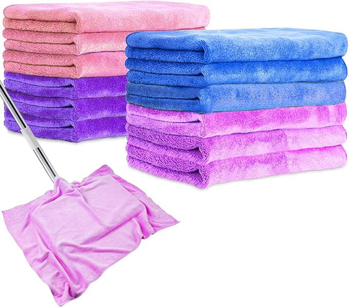 12 Pcs Extra Large Microfiber Cleaning Cloth, Microfiber Towels by CODOHI