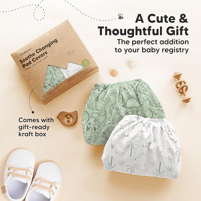 2-Pack Organic Changing Pad Covers - Image 9