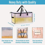 VENO 6 Pack Moving Bags, Comforter and Blanket Storage Bags - Image 5