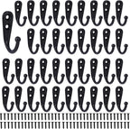 Coat Hooks-38 Pack Farmhouse Hooks by Hajoyful