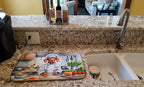 Caroline's Treasures DAC6335DDM Vizsla The Chef Dish Drying Mat Absorbent Dish - Image 2