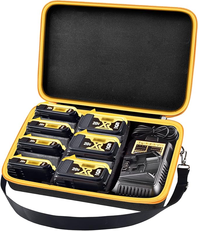 Extra Large Battery Storage Holder Case by COMECASE