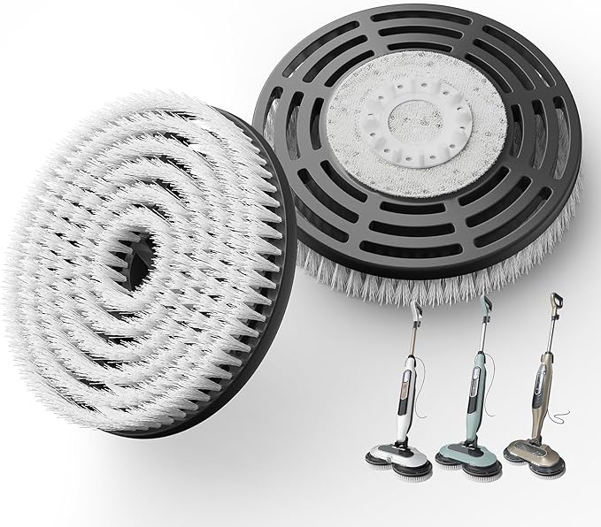 AIR U+ Newly Upgraded Steam Mop Replacement Brush Pads by AIRU