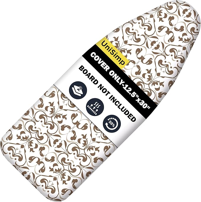 Small Ironing Board Cover and Pad 12.5"x30" Small Iron Board Cover by UniSimp