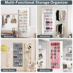 40-Pocket Over the Door Shoe Organizer - Image 7
