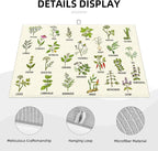 Cute Herbs Botanic Garden Plants Dish Drying Mat - Image 5