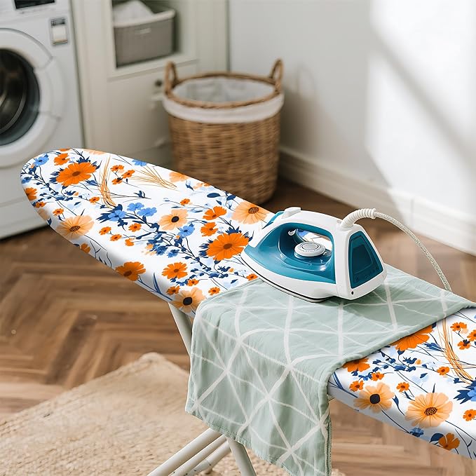 Floral Ironing Board Cover, Standard Size Cotton Iron Board Covers - Image 6