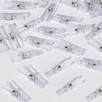 60PCS Clear Clothes Pins for Baby Shower Games Boy Girl, Transparent Acrylic by JUXINDAZYF