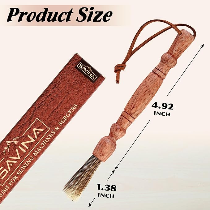 Savina Cleaning Brush for Sewing Machine & Sergers - Image 3