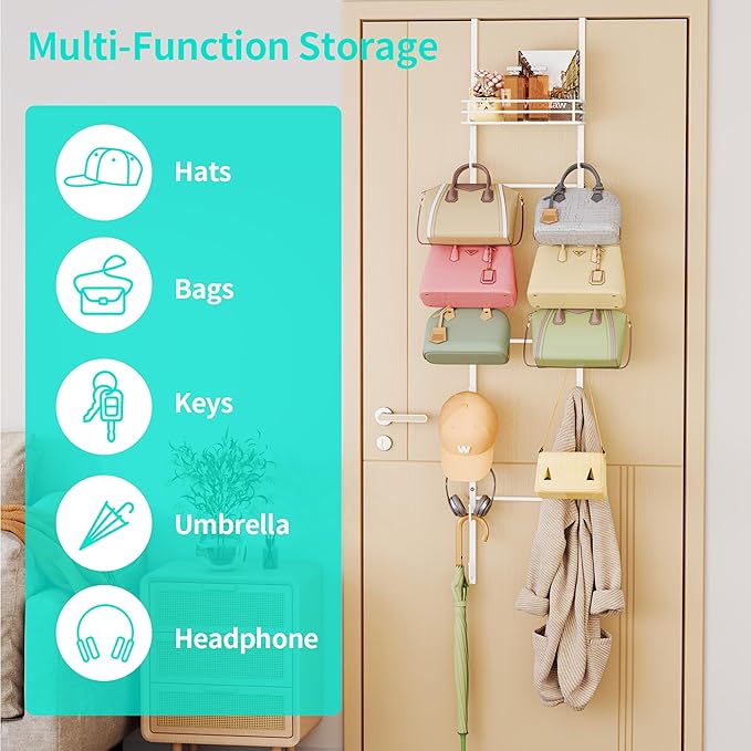 HapiRm Over The Door Purse Organizer - Image 4