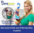 Sock Laundry Solution for Washing Drying & Storing Socks in Pairs, Clip & Hold - Image 2