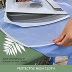 SheeChung Ironing Board Cover and Pad 18“x49”, Thick Scorch Resistant Padding - Image 6