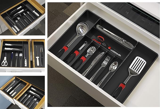 Simple Houseware Expandable Kitchen Drawer Flatware Organizer - Image 6