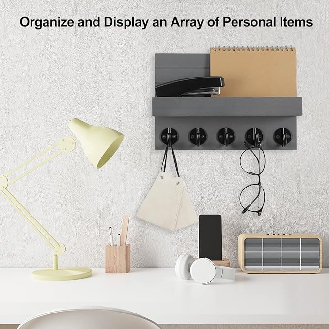 Key Holder for Wall, Decorative Key and Mail Holder - Image 5
