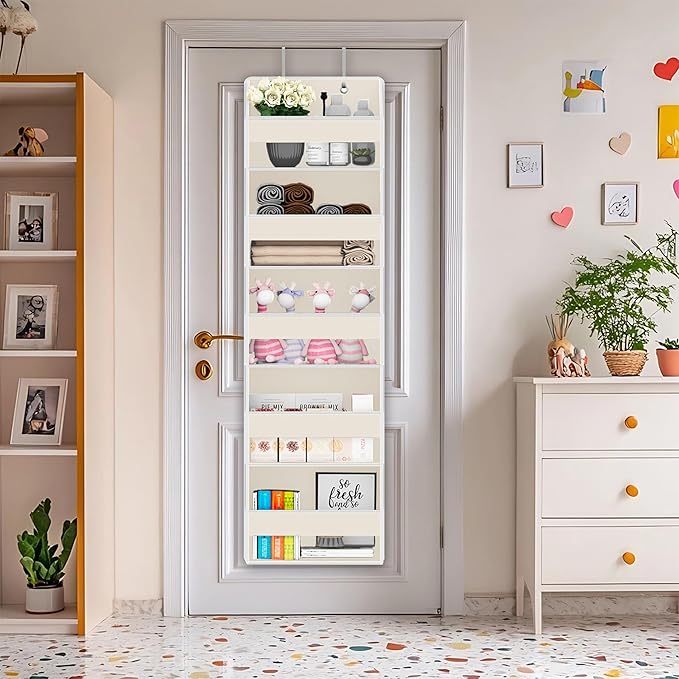 Over Door Organizer with 5 Large Pockets & 10 Mesh Side Compartments - Image 8