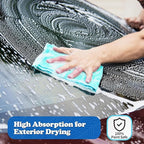 FIXSMITH Microfiber Cleaning Cloth, Shop Towels Bulk, 24 Pack Microfiber Towels - Image 6
