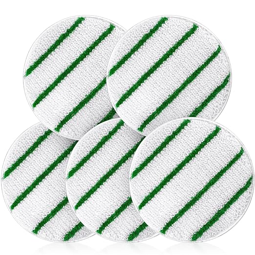 Tioncy 5 Pcs 19 Inches Synthetic Carpet Bonnet Scrubber Brush Carpet Bonnets by Tioncy