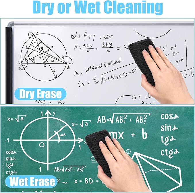 4 Pack Magnetic Cleaning Cloth Microfiber Dry Erase Eraser Board Cleaner - Image 4