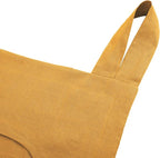 Amazhiyu 100% Linen Door Hanging Laundry Hamper Bag, 19x27 Inches Yellow - Image 2