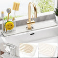 Cisily White Diatomite Faucet Mat by CISILYHOMELIFE