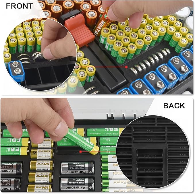 Battery Organizer Storage Holder Case - Image 4