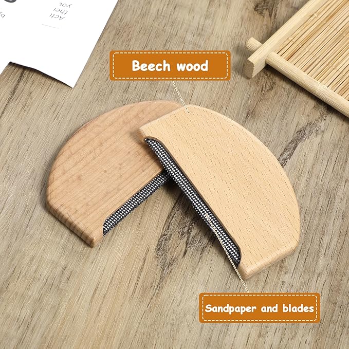 Thinp 3 Pcs Wool Cashmere Comb, Sweater Comb to Remove Pilling Manual Fuzz - Image 3