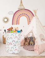 QUEENLALA Large Storage Basket, Laundry Hamper/Bathroom/Home Decor/Collapsible - Image 7