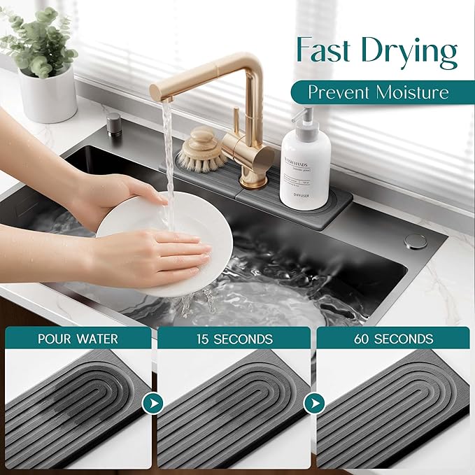 Faucet Mat for Kitchen Sink - Image 3