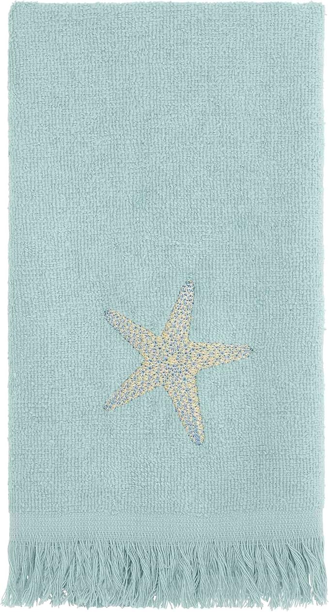 Avanti Linens - Fingertip Towel, Soft & Absorbent Cotton Towel, Coastal by AvantiHomeSince1969