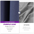 PURPLE LEAF 9' X 12' Right-left Tilt Patio Umbrella with Base Outdoor Cantilever Swivel Rectangle Umbrella Aluminum Offset Umbrella with 360-degree Rotation for Garden Deck Pool Patio Navy - Image 4