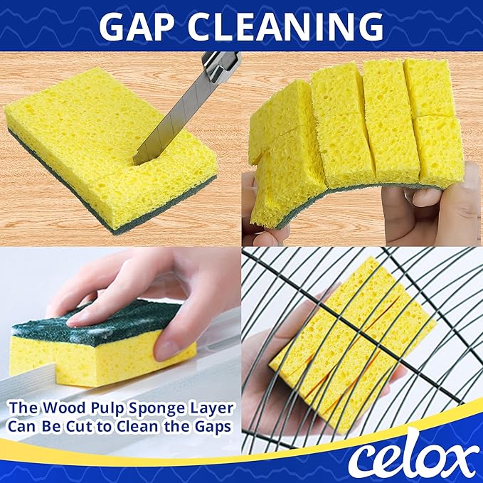 CELOX Heavy Duty Scrub Sponges, 36 Pack - Image 4