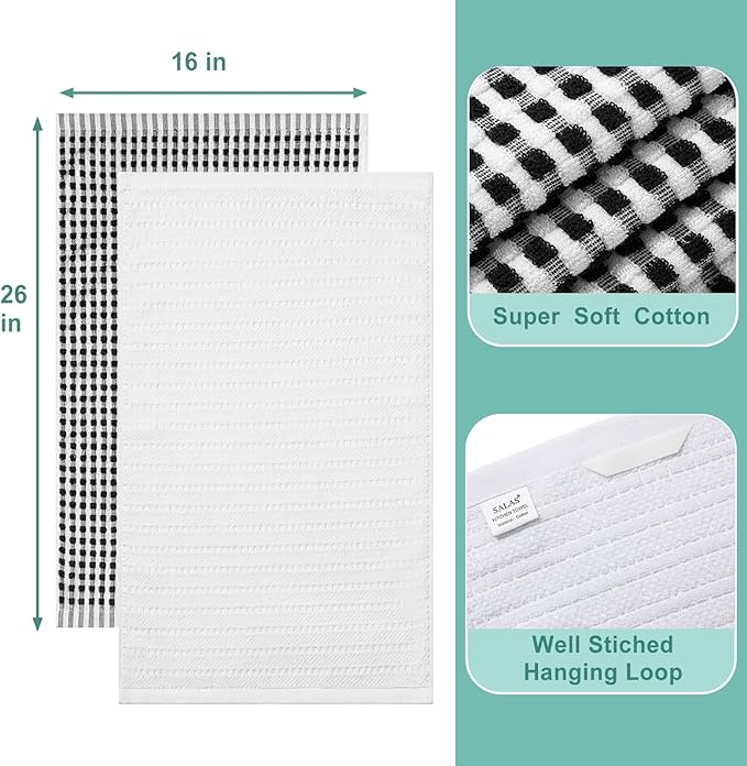 SALAS Cotton Dish Towels Cloths - Image 3