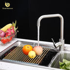 Snailhouse Roll Up Dish Drying Rack, Stainless Steel Dish Drainer Over The Sink - Image 6