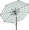 Best Choice Products 10ft Solar Polyester LED Lighted Patio Umbrella w/Tilt Adjustment and UV-Resistant Fabric by BestChoiceProducts