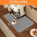 Dish Drying Mat 24 x 17 in, Large Microfiber Drying Mats, Absorbent Quick Dry - Image 3