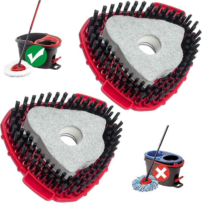 2-Pack Oceda Scrubber Mop Heads by Nuorest
