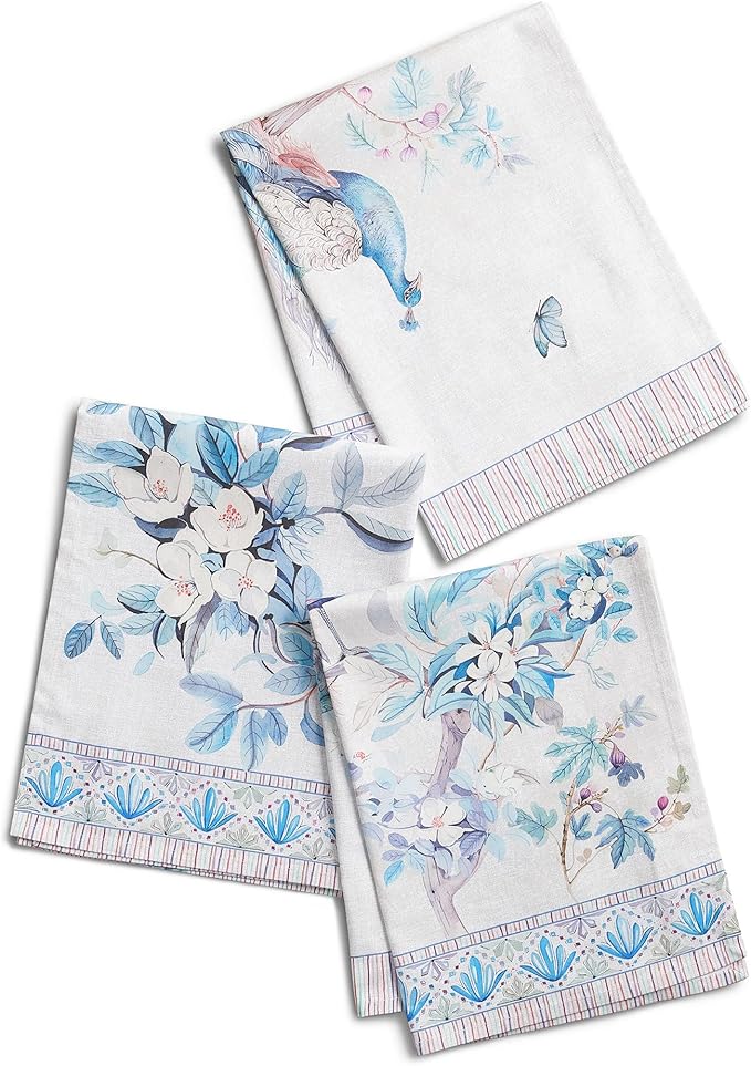Maison d' Hermine Kitchen Towel 100% Combed Cotton Premium Set of 3 by MaisondHermine