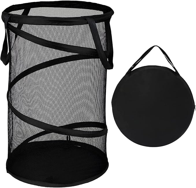 BATTOO Collapsible Laundry Basket Foldable Mesh Pop Up Hamper by BATTOO