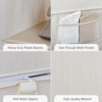 StorageWorks 6-Shelf Closet Organizers, Two 3-Shelf Separable Hanging Shelves - Image 6