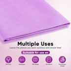 HOMEXCEL Microfiber Glass Cleaning Cloth 12 PK, Lint Free Streak Free, Reusable - Image 4