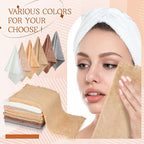 Syhood 12 Pieces Face Wash Cloth 12 x 12 in Makeup Remover Cloths Towel Coral - Image 2