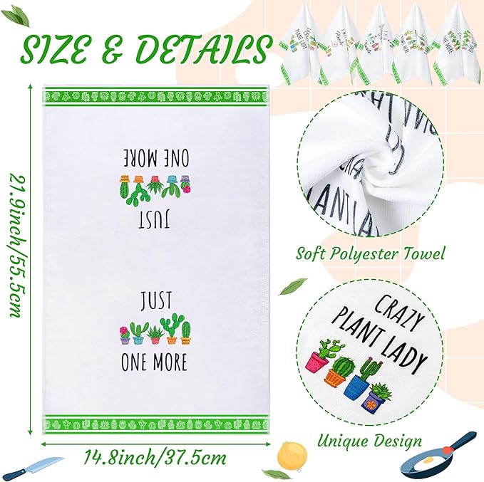 R HORSE 5Pcs Funny Kitchen Towels - Image 2