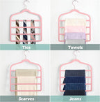 Velvet Pants Clothes Hanger Space Saving Non Slip Pants Shorts Hanger, - Image 3
